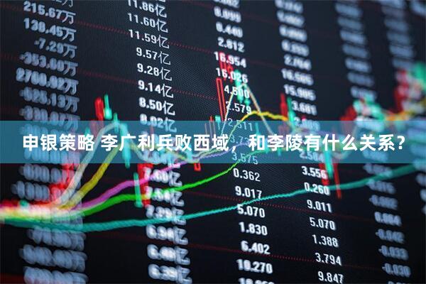 申银策略 李广利兵败西域，和李陵有什么关系？