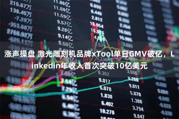 涨声操盘 激光雕刻机品牌xTool单日GMV破亿，Linkedin年收入首次突破10亿美元