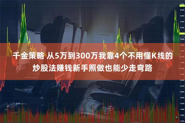 千金策略 从5万到300万我靠4个不用懂K线的炒股法赚钱新手照做也能少走弯路